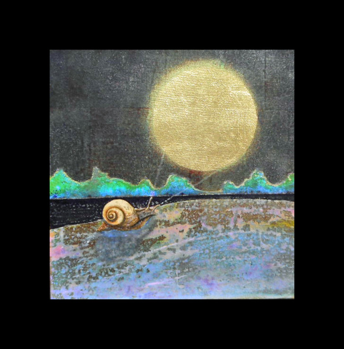 Sacred Smail Communion With The Moon 16x16
