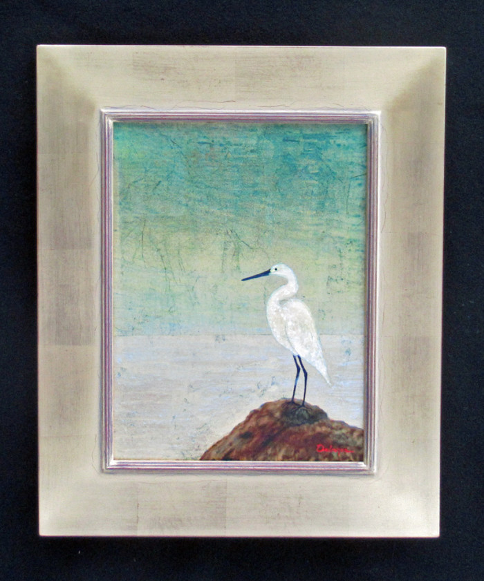 Silent Heron 23x18